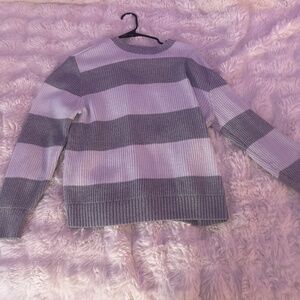Hollister XXS women’s grapes striped sweater